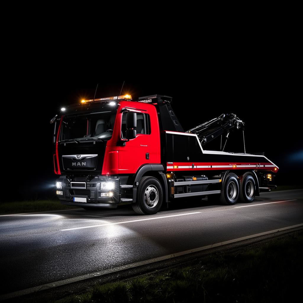 Camion de tractări auto